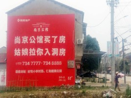  商城墙体广告在乡镇、农村市场的媒体优势
