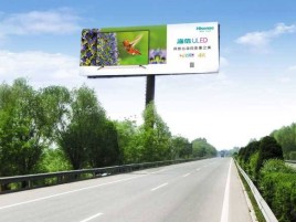  商城高速擎天柱广告牌的特点和优势