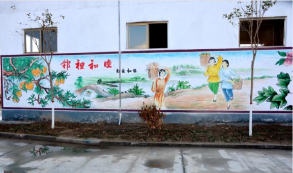 商城乡镇文化墙 乡风文明焕发新活力