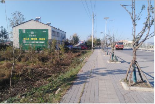  商城书山南院墙体广告