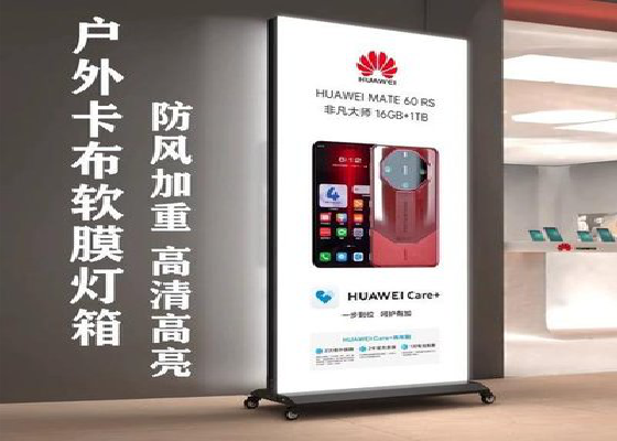 商城户外防水灯箱的应用特点及适用范围。