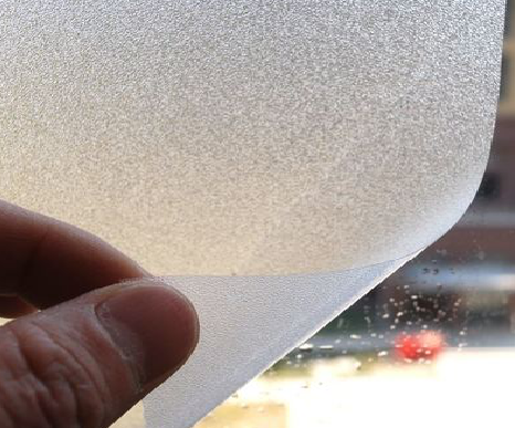  商城玻璃门外面粘广告用什么材料好？